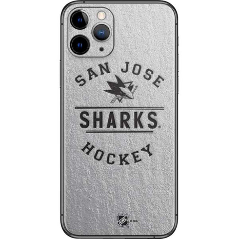 NHL San Jose Sharks Black Text iPhone 11 Pro Skin
