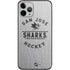 NHL San Jose Sharks Black Text iPhone 11 Pro Skin