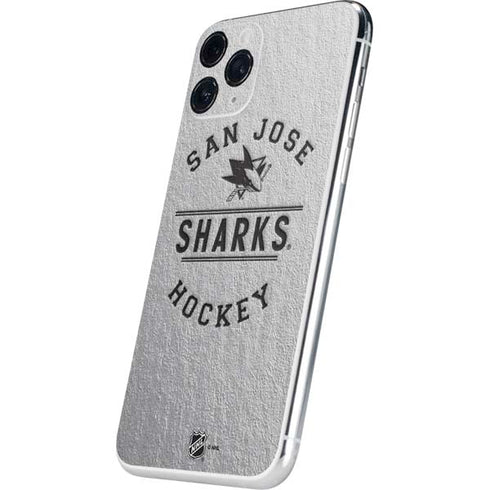 NHL San Jose Sharks Black Text iPhone 11 Pro Skin