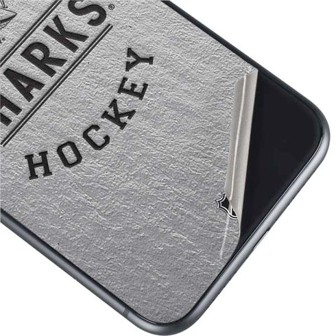 NHL San Jose Sharks Black Text iPhone 11 Skin
