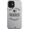 NHL San Jose Sharks Black Text iPhone 12 Impact Case
