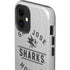 NHL San Jose Sharks Black Text iPhone 12 Impact Case