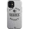 NHL San Jose Sharks Black Text iPhone 12 Mini Impact Case