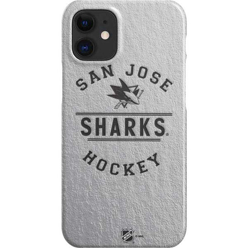NHL San Jose Sharks Black Text iPhone 12 Mini Lite Case