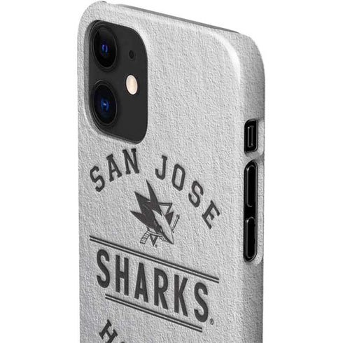 NHL San Jose Sharks Black Text iPhone 12 Mini Lite Case