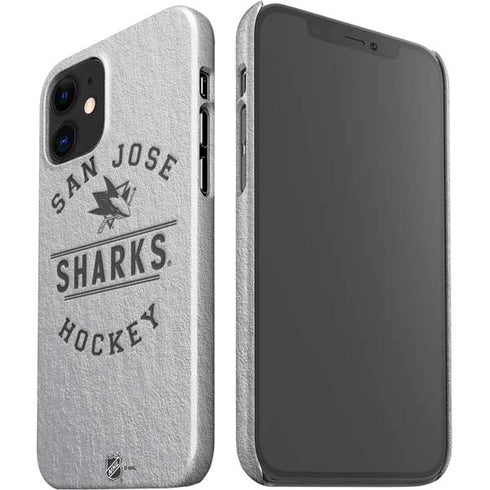 NHL San Jose Sharks Black Text iPhone 12 Mini Lite Case