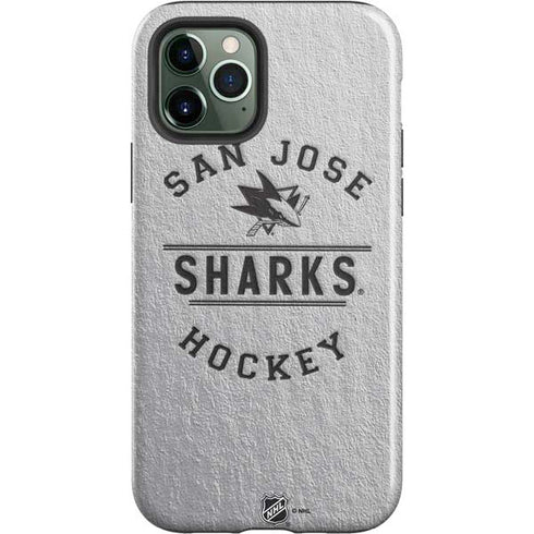 NHL San Jose Sharks Black Text iPhone 12 Pro Impact Case