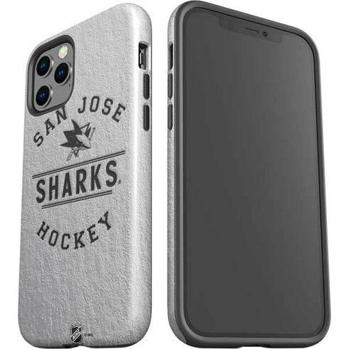 NHL San Jose Sharks Black Text iPhone 12 Pro Impact Case