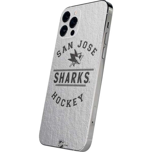 NHL San Jose Sharks Black Text iPhone 12 Pro Skin