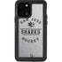 NHL San Jose Sharks Black Text iPhone 12 Pro Waterproof Case