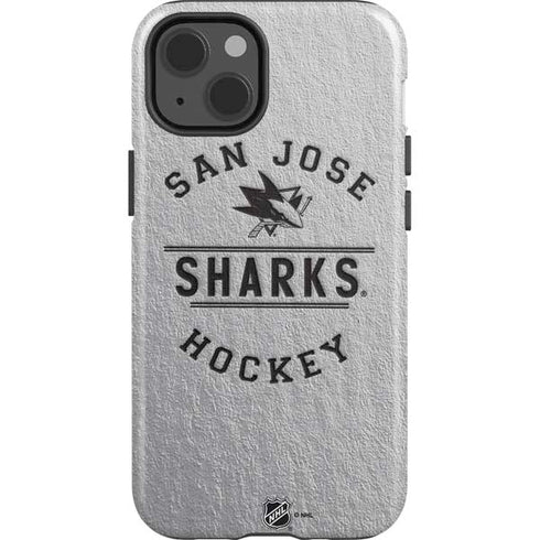 NHL San Jose Sharks Black Text iPhone 13 Impact Case