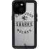 NHL San Jose Sharks Black Text iPhone 13 Mini Waterproof Case