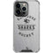 NHL San Jose Sharks Black Text iPhone 13 Pro Clear Case