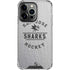 NHL San Jose Sharks Black Text iPhone 13 Pro Clear Case