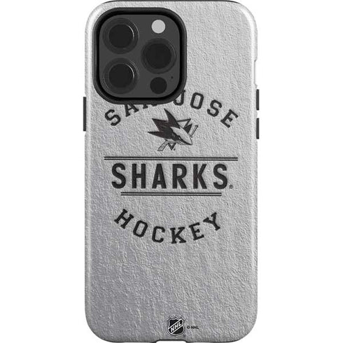 NHL San Jose Sharks Black Text iPhone 13 Pro Impact Case