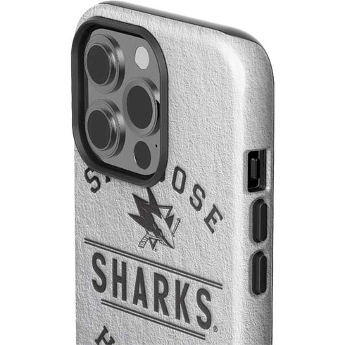 NHL San Jose Sharks Black Text iPhone 13 Pro Impact Case