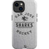 NHL San Jose Sharks Black Text iPhone 15 Plus Impact Case