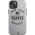 NHL San Jose Sharks Black Text iPhone 15 Impact Case