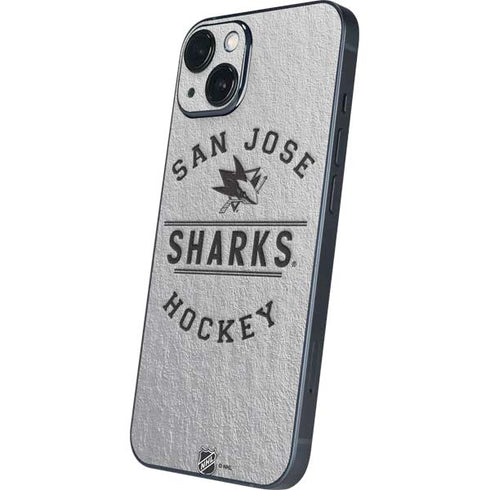 NHL San Jose Sharks Black Text iPhone 14 Plus Skin