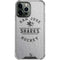 NHL San Jose Sharks Black Text iPhone 14 Pro Max Clear Case