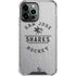 NHL San Jose Sharks Black Text iPhone 15 Pro Max Clear Case