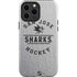 NHL San Jose Sharks Black Text iPhone 15 Pro Max Impact Case