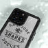 NHL San Jose Sharks Black Text iPhone 14 Pro Max Waterproof Case