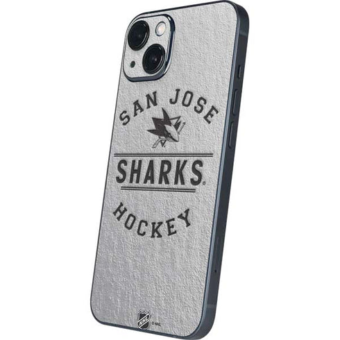 NHL San Jose Sharks Black Text iPhone 14 Skin