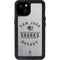 NHL San Jose Sharks Black Text iPhone 15 Plus Waterproof Case