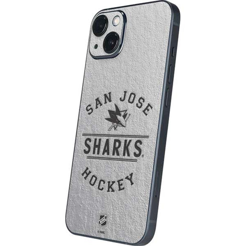 NHL San Jose Sharks Black Text iPhone 15 Skin