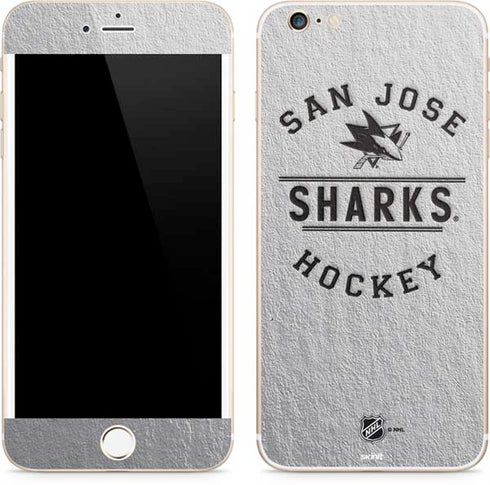 NHL San Jose Sharks Black Text iPhone 6/6s Plus Skin