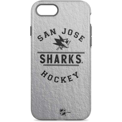 NHL San Jose Sharks Black Text iPhone 8 Pro Case