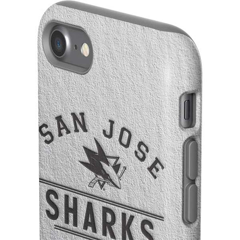NHL San Jose Sharks Black Text iPhone SE (2nd & 3rd Gen) Pro Case