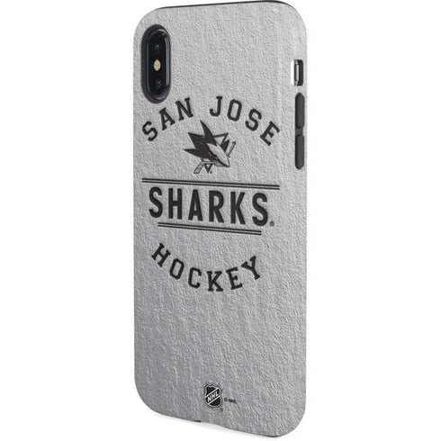 NHL San Jose Sharks Black Text iPhone X Pro Case