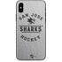 NHL San Jose Sharks Black Text iPhone X Skin