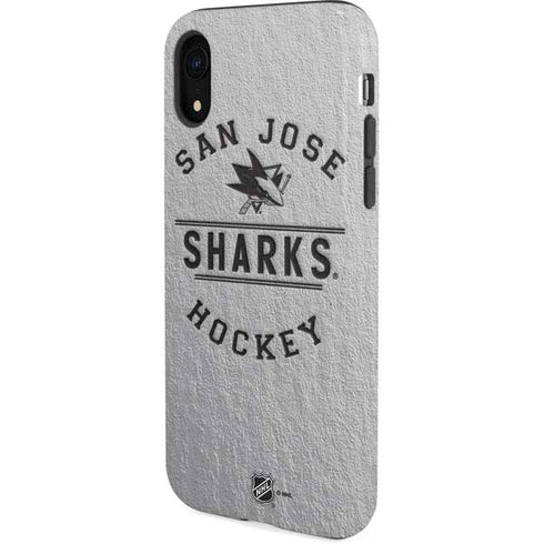 NHL San Jose Sharks Black Text iPhone XR Pro Case