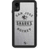 NHL San Jose Sharks Black Text iPhone XR Waterproof Case