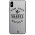 NHL San Jose Sharks Black Text iPhone XS Skin
