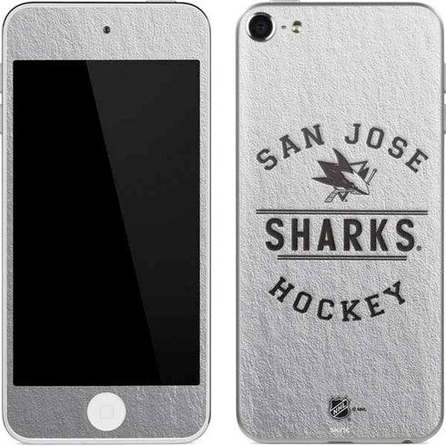 NHL San Jose Sharks Black Text Apple iPod Skin