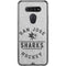 NHL San Jose Sharks Black Text LG K51/Q51 Clear Case