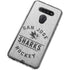 NHL San Jose Sharks Black Text LG K51/Q51 Clear Case