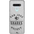 NHL San Jose Sharks Black Text LG Stylo 6 Clear Case