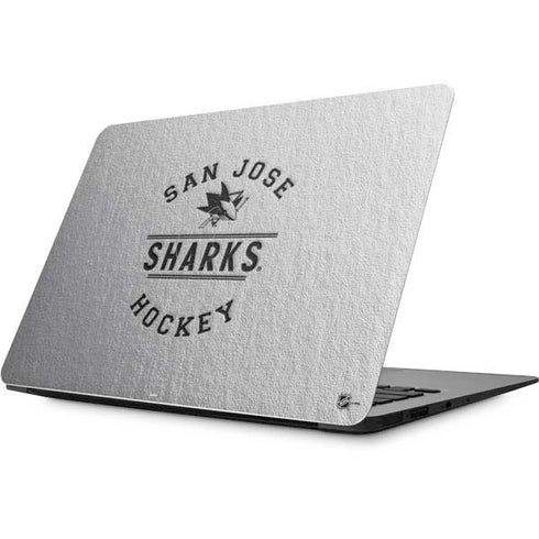 NHL San Jose Sharks Black Text Apple MacBook Skin