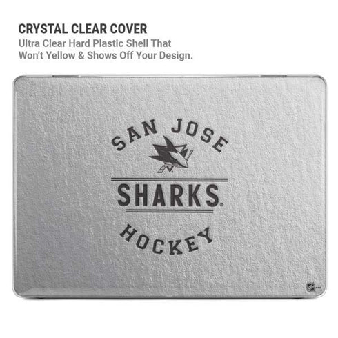 NHL San Jose Sharks Black Text MacBook Air 15in (2023-2025) Case plus Skin