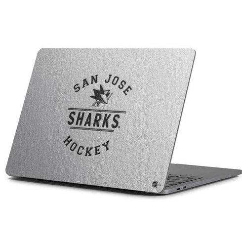 NHL San Jose Sharks Black Text Apple MacBook Pro 13-inch Skin