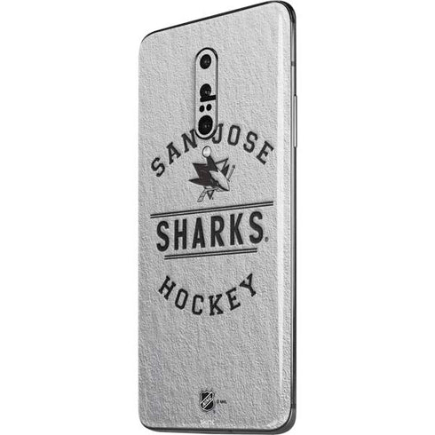 NHL San Jose Sharks Black Text OnePlus 7 Pro Skin