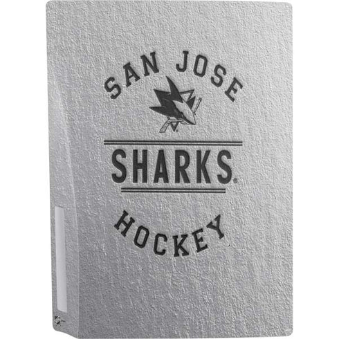 NHL San Jose Sharks Black Text PS5 Bundle Skin
