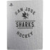 NHL San Jose Sharks Black Text PS5 Console Skin