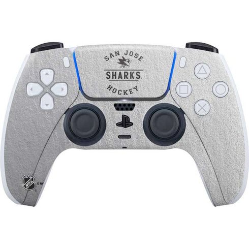 NHL San Jose Sharks Black Text PS5 Controller Skin