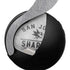 NHL San Jose Sharks Black Text PULSE 3D Wireless Headset for PS5 Skin